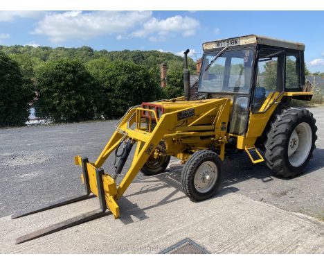An International-Harvester B434 Diesel engined Industrial Tractor MTT 518W fitted with a Cameron Gardner 910 For-end Loader h