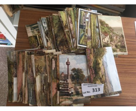 Postcards : 80 A. R. Quinton cards - all good cond 