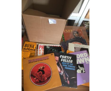 Records : Jazz  - 40+ albums - box - inc Brown, Fuller, Morgan etc