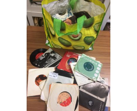 Records : 7" singles bag of singles 45's - 200+ inc many labels Tamla, Atlantic Rock/Pop/Soul