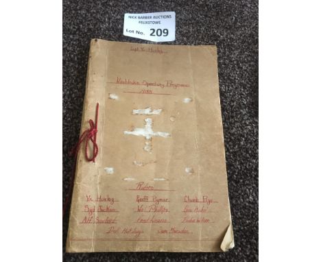 Speedway : Wimbledon home bound programmes 1933 incomplete season &amp; progs incomplete but an interesting item