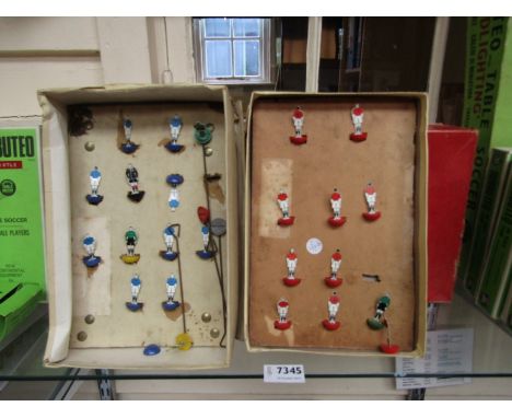 An early 1950's Subbuteo Table Soccer Game (The Replica of Associated Football). Boxed. With players