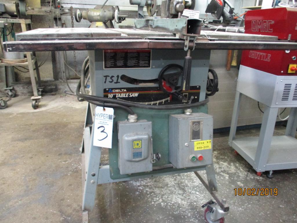 Delta 10" 36600 Portable Table Saw S/N K9729 (1997) Delta Table Top