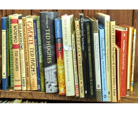 HUGHES, TED - FIRST EDITIONS, INCLUDING THE EARTH - OWL AND OTHER MOON - PEOPLE, 1963, WODWO, 1967 AND MOORTOWN, WITH ERRATA 