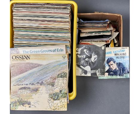 MISCELLANEOUS VINTAGE VINYL LP&nbsp; AND 45RPM RECORDS, 1960S/70S 
