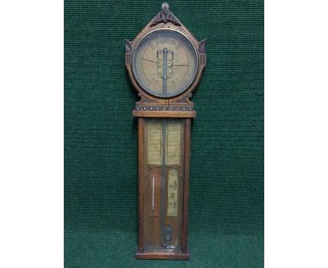 A late 19th century Admiral Fitzroy's Roayl Polytechnic Barometer