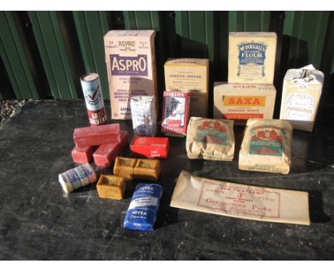 Old Vintage Antique - A Collection of vintage packaging food soap baoxes kitchenalia advertising