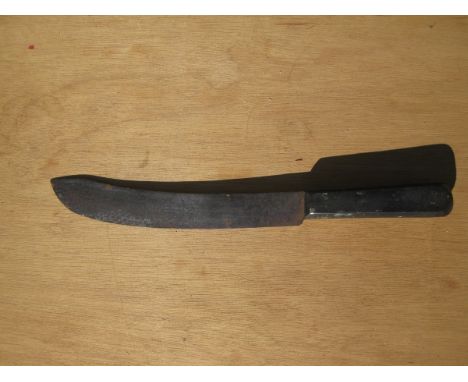 Old Vintage Antique - A mid to late Victorian large knife marked Harrison & Howson makers Cutlery to the Queen - 17.5" Long