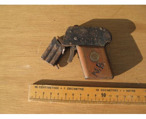 Old Vintage Antique - Sports Starter Pistol Blank Firing Gun