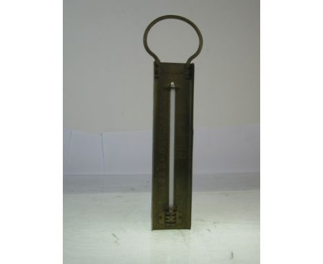 Old Vintage Antique - Brass Baking Toffee Confectionery Kitchen Thermometer 