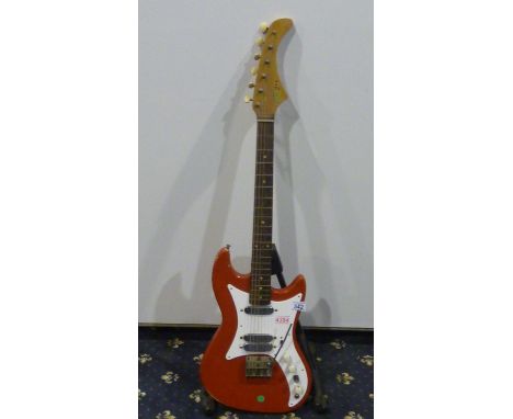 1960's Vox Ace guitar, 3 pickups, floating trem, some fretwork required. Not available for in-house P&amp;P