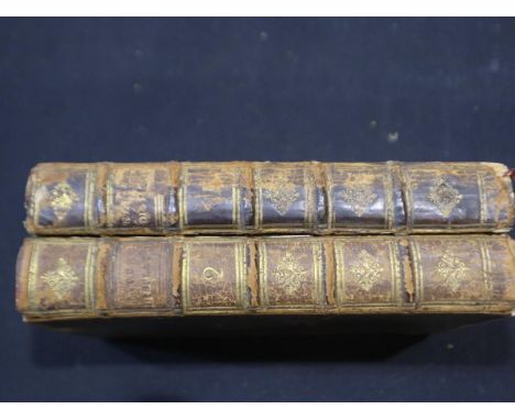 Nature Display'd translated by Mr. Humphries, fourth edition, Vol. 1, and Vol II 1739. UK P&amp;P Group 1 (£16+VAT for the fi