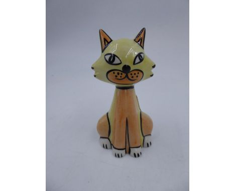 Lorna Bailey numbered limited edition cat, number 2 of 5, H: 12.5cm. UK P&amp;P Group 1 (£16+VAT for the first lot and £2+VAT