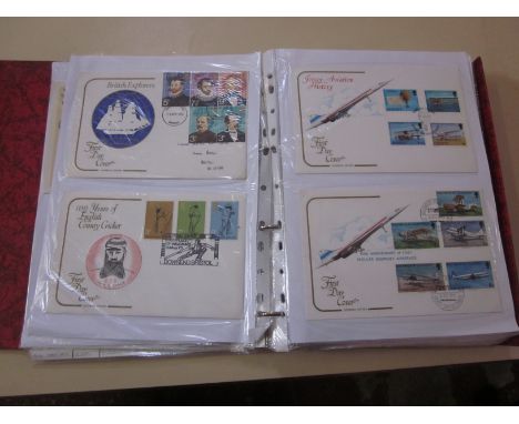 STAMPS GB First Day Covers in two albums including better Cotswold covers 