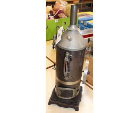 A German GBN Bing vertical steam engine with boiler feed pump (af)