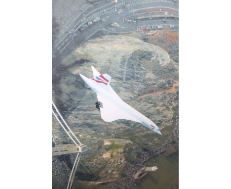 Four prints on Concorde to include 'Delta Golf' after Barry Price, a limited edition print by Chris Parsons and two others