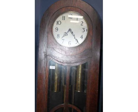 1940'S OAK LONGCASE CLOCK