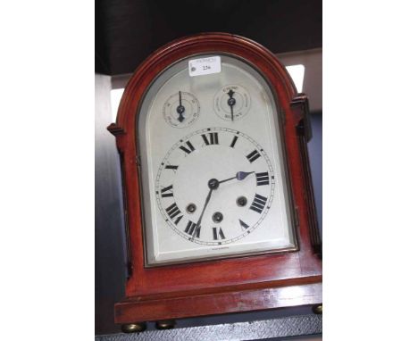 MAHOGANY MANTEL CLOCK