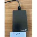 LOT: (2) disque dur +imprimante a etiquette