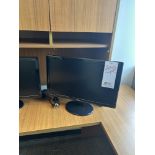 LOT: (3) moniteurs