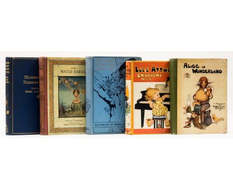 Attwell (Mabel Lucie).- [Dodgson (Charles Lutwidge)], "Lewis Carroll". Alice in Wonderland, frontispiece and a few other plat