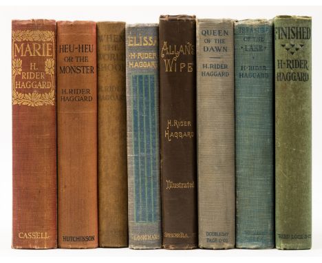 Haggard (H. Rider) Allan's Wife and other tales, 30pp. advertisements, some cracking to hinges, spine darkened, extremities a