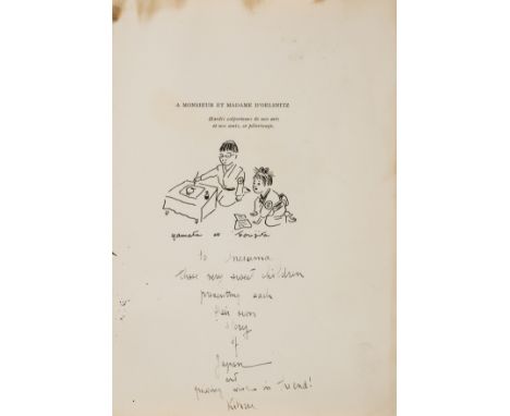 NO RESERVE Foujita (Tsuguharu).- Yamata (Kikou) Les Huit Renommées, one of 300 copies on Velin, signed presentation inscripti
