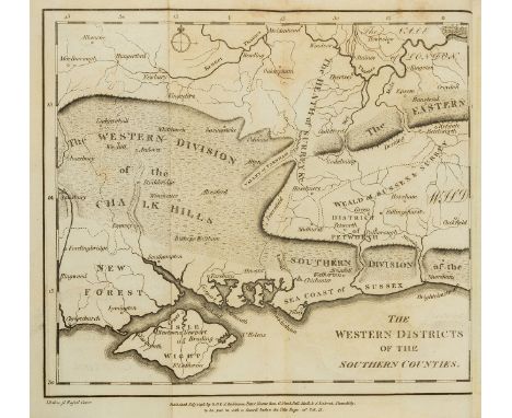 NO RESERVE Marshall (William) The Rural Economy of the Southern Counties, 2 vol., 2 double-page engraved maps (offset), bookp