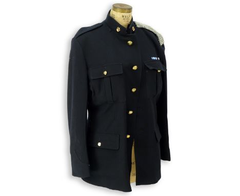 Vintage British Skinners Horse Army Jacket With Buttons. Rank And File. Measures 19-1/2" Shoulder To Shoulder, 34-1/2' Down T