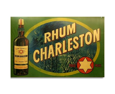 After: Henri Toulouse-Lautrec, French (1864 - 1901) Lithograph Poster "Rhum Charles" Marked On Lower Margins. Measures 30-1/2