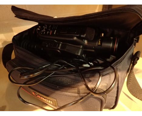 Canon E60 video recorder camera CONDITION REPORT: The electrical items included in this lot have been PAT tested and have PAS