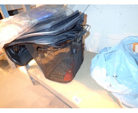 Kemate bicycle rear pannier bracket and pannier