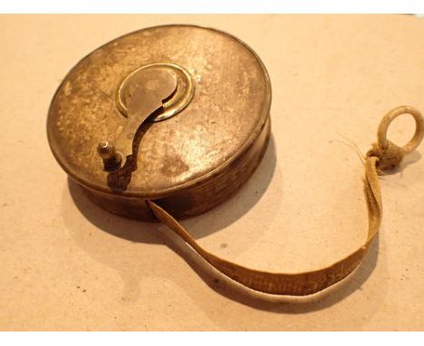 Vintage brass tape measure