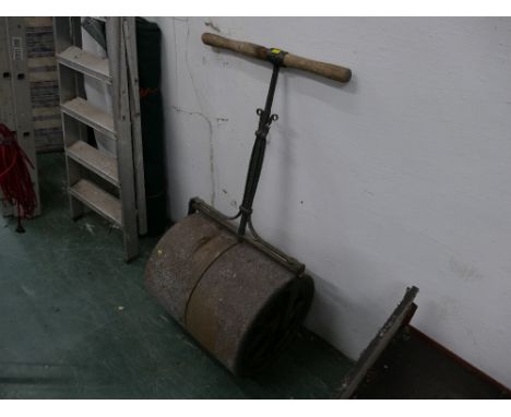 Vintage garden roller 