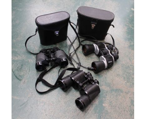 Boots Fleet binoculars, Tobishika binoculars and Zenith Sonix 10 x 50 binoculars  