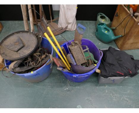 Horse tack, tools, etc  