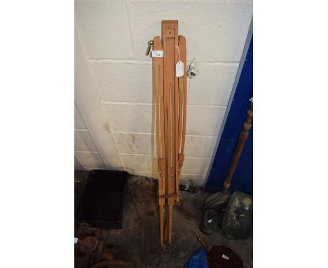 An artists easel