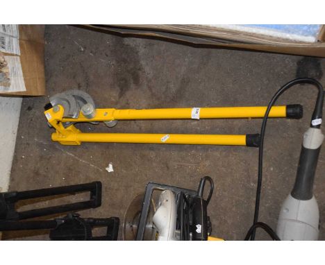 A pipe bender