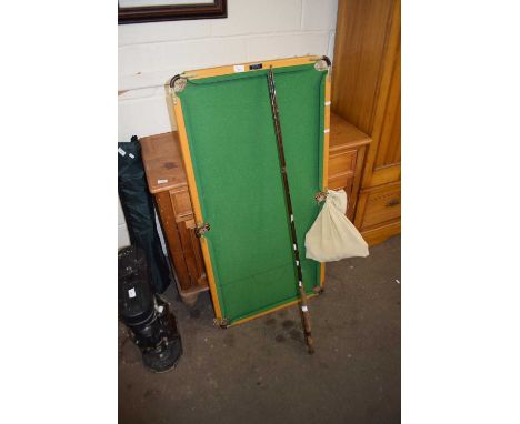 A table top snooker table
