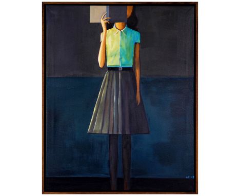 Liu Ye (B.1964), Acrylic Painting Image Size: 29 7/8 by 23 3/4 inches (76 by 60.5 cm) All measurements are approximate. Signe