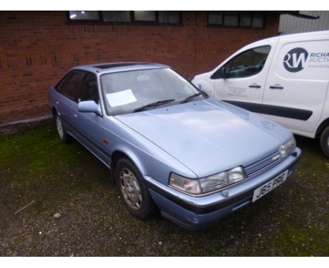 MAZDA 626 2.0L EXECUTIVE, 5 DOOR GLX HATCHBACK, Reg No J65 PRE, blue metallic paint work, petrol, mileage 80,951, M.O.T expir