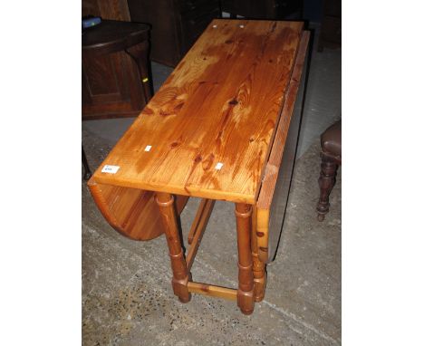 Modern pine gate leg table.