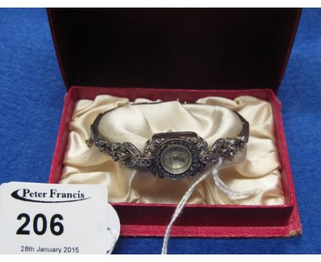 Aristo costume ladies cocktail watch in original box. 
