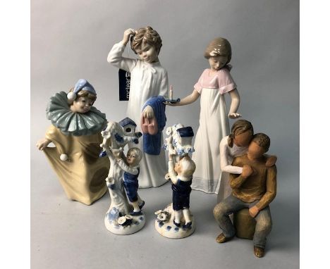 COLLECTION OF NAO FIGURES, along with others