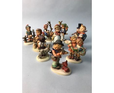 TEN HUMMEL FIGURES, of children