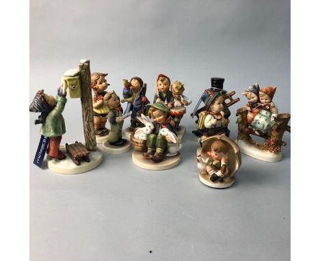 TEN HUMMEL FIGURES, of children