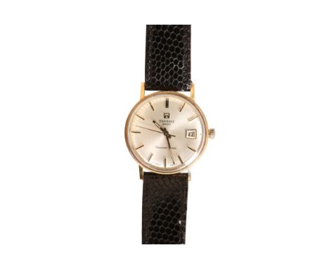 A GENTLEMAN'S TISSOT SEASTAR-SEVEN WRISTWATCH, the circular dial with baton markers, centre sweep seconds and date aperture, 