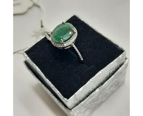 EMERALD RING SIZE O