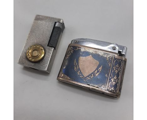 STERLING SILVER CIGARETTE LIGHTER &amp; 1 OTHER