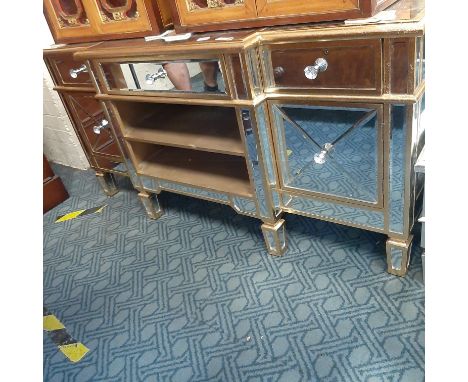 MIRRORED BREAKFRONT SIDEBOARD